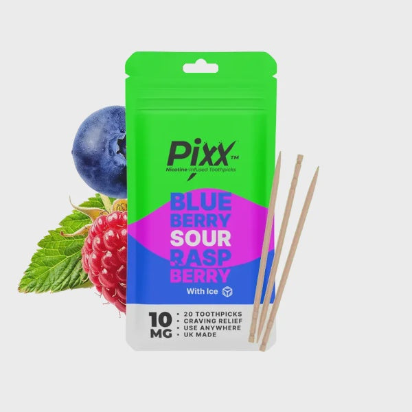 Pixx Nicotine Toothpicks - Blueberry Sour Raspberry