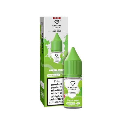 Crystal Clear Nic Salts - Fresh Mint