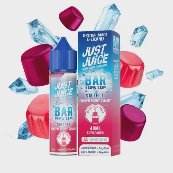 Just Juice Bar Shortfill Below Zero - Frozen Berry Gummy