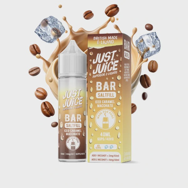 Just Juice Bar Shortfill - Iced Caramel Macchiato