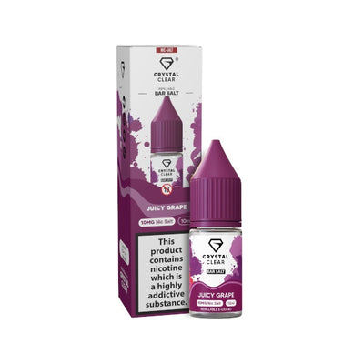 Crystal Clear Nic Salts - Juicy Grape