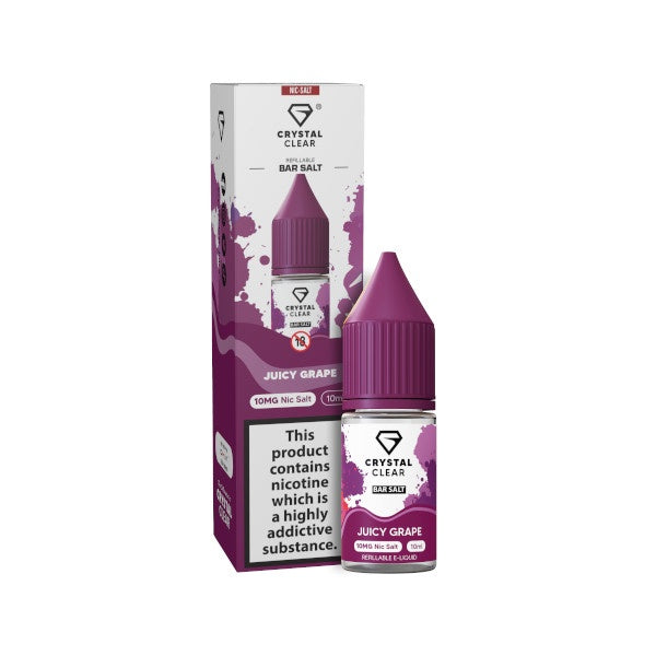 Crystal Clear Nic Salts - Juicy Grape