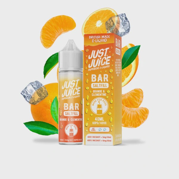 Just Juice Bar Shortfill - Orange & Clementine