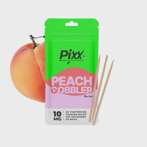 Pixx Nicotine Toothpicks - Peach Cobbler