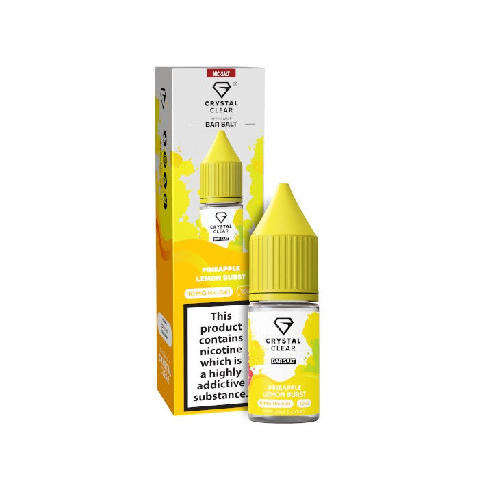 Crystal Clear Nic Salts - Pineapple Lemon Burst