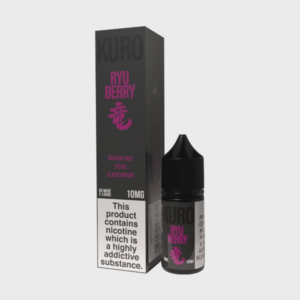 Kuro Nicotine Salts - Ryu Berry