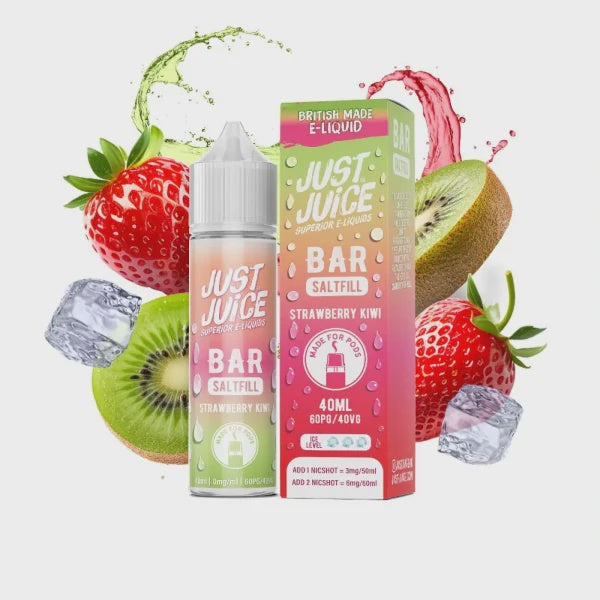 Just Juice Bar Shortfill - Strawberry Kiwi