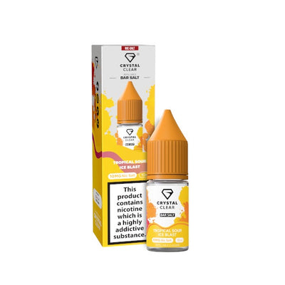 Crystal Clear Nic Salts - Tropical Sour Ice Blast